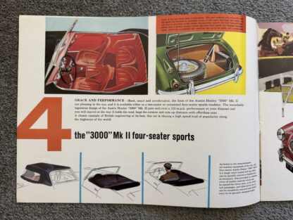 1962 Austin Healey 3000 Brochure - Image 2