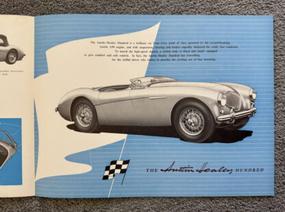 1955 Austin Healey 100 Brochure - Image 3