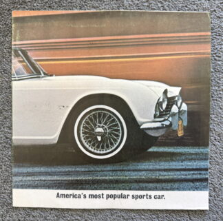 1963 Triumph TR4 Brochure