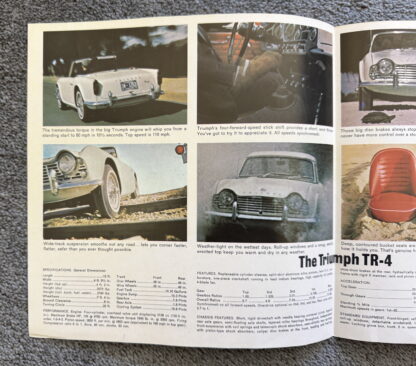 1963 Triumph TR4 Brochure - Image 3