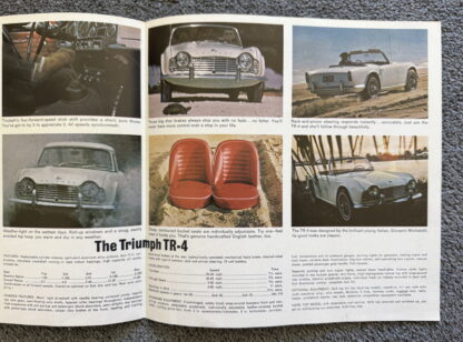 1963 Triumph TR4 Brochure - Image 4