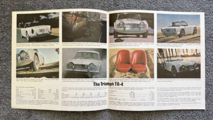 1963 Triumph TR4 Brochure - Image 5
