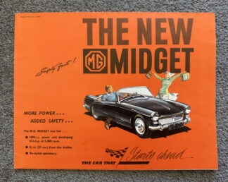 1962 MG Midget Brochure