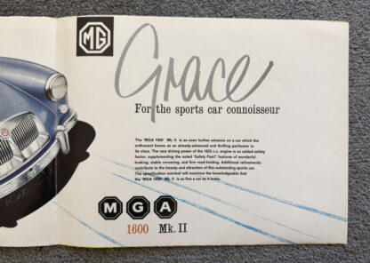 1961 MG MGA 1600 MKII Brochure - Image 4
