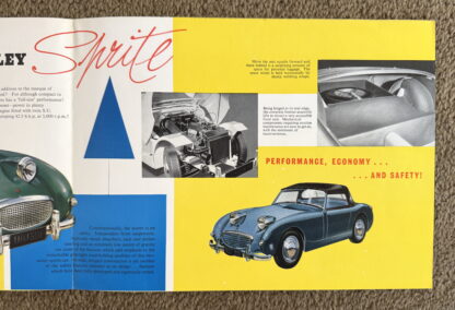 1958 Austin Healey "Frogeye" Sprite Brochure - Image 3