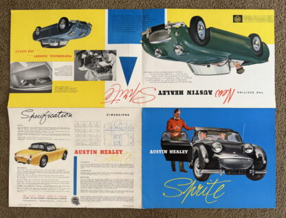 1958 Austin Healey "Frogeye" Sprite Brochure - Image 9