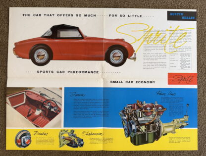 1960 Austin Healey "Frogeye" Sprite Brochure - Image 4
