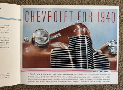 1940 Chevrolet Special, Master De Luxe, Master 85 Range Brochure - Image 3