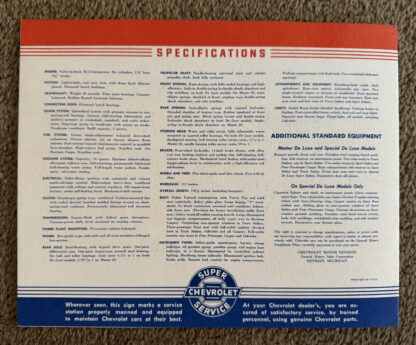 1940 Chevrolet Special, Master De Luxe, Master 85 Range Brochure - Image 15