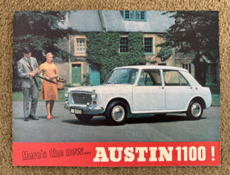 1963 Austin 1100 Saloon Brochure