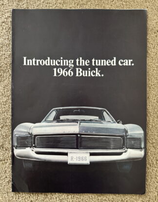 1966 Buick LeSabre, Riviera, Wildcat, Skylark, Electra Range Brochure