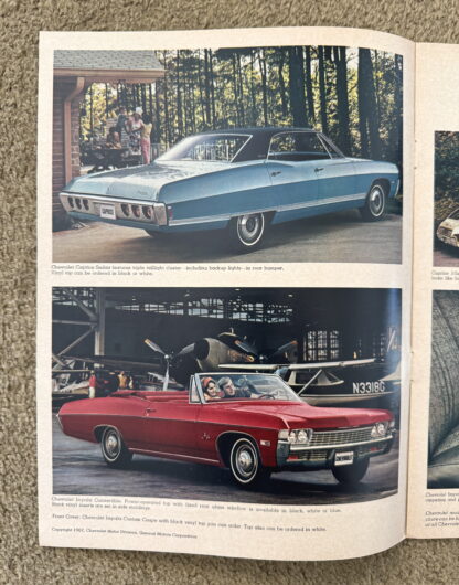 1968 Chevrolet Range Brochure Corvette Chevelle Camaro Corvair Bel Air - Image 2