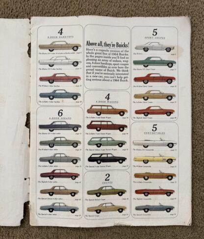 1964 Buick Riviera, LeSabre, Wildcat, Electra, Skylark Range Brochure - Image 20