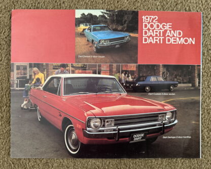 1972 Dodge Dart, Demon, Swinger Brochure