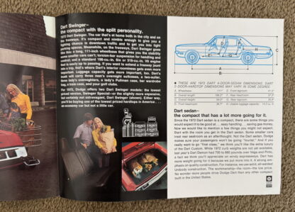 1972 Dodge Dart, Demon, Swinger Brochure - Image 4