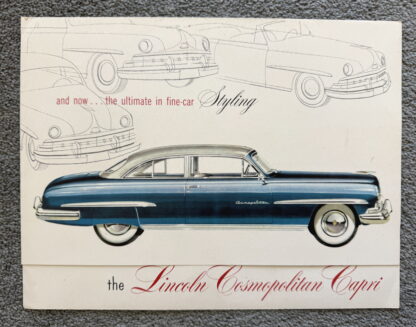 1950 Lincoln Cosmopolitan Capri Brochure - Image 2