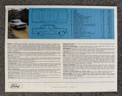 1964 Ford Zephyr Six New Zealand Brochure - Image 11