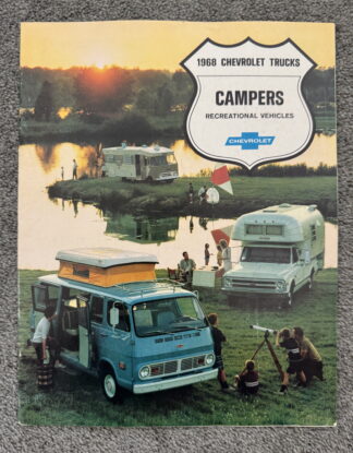 1968 Chevrolet El Camino, Sportvan, C10, C20 Recreational Vehicles Brochure