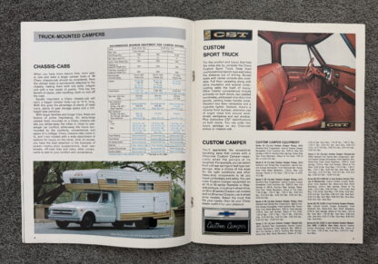 1968 Chevrolet El Camino, Sportvan, C10, C20 Recreational Vehicles Brochure - Image 5