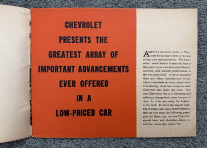 1933 Chevrolet Range Brochure - Image 2