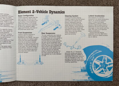 1982 Chevrolet Camaro Technical Brochure - Image 5