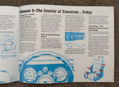 1982 Chevrolet Camaro Technical Brochure - Image 8