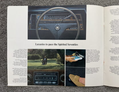 1970 Cadillac Range Brochure Fleetwood, Eldorado, Calais, DeVille - Image 14