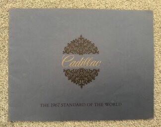 1967 Cadillac Range Brochure Fleetwood, Calais, De Ville