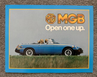 1979 MG MGB Brochure