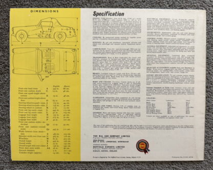 1964 MG Midget Mk II Brochure - Image 14
