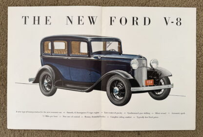1932 Ford V8 Model 18 Range Brochure - Image 2