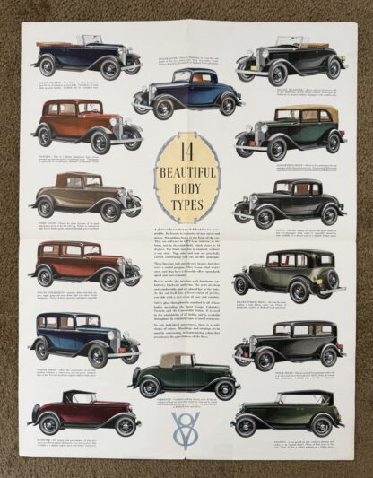 1932 Ford V8 Model 18 Range Brochure - Image 3