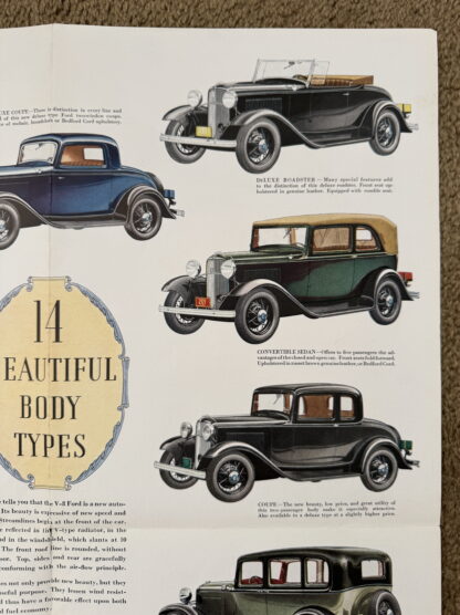 1932 Ford V8 Model 18 Range Brochure - Image 5