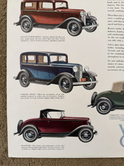 1932 Ford V8 Model 18 Range Brochure - Image 6