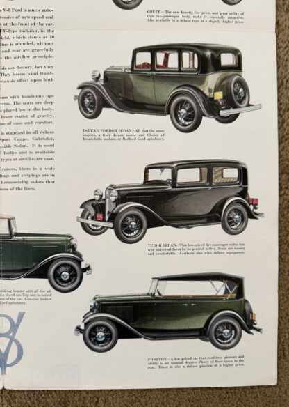 1932 Ford V8 Model 18 Range Brochure - Image 7