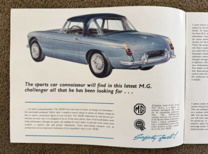 1966 MG MGB Brochure - Image 2