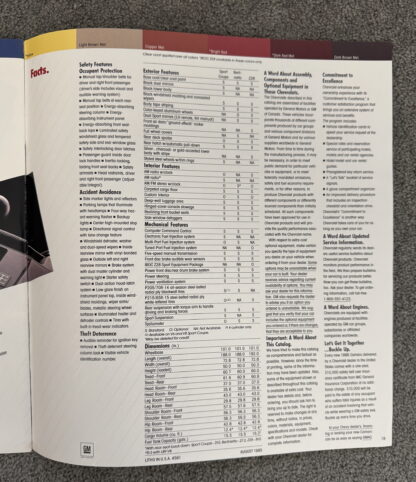 1986 Chevrolet Camaro Brochure - Image 12