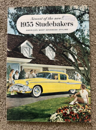 1955 Studebaker Range Brochure President, Commander, Champion