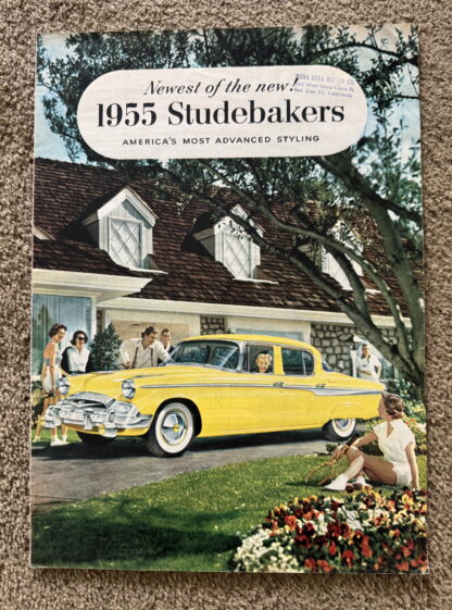 1955 Studebaker Range Brochure President, Commander, Champion