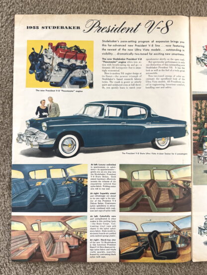 1955 Studebaker Range Brochure President, Commander, Champion - Image 2