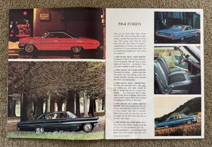 1964 Ford Range Brochure Mustang, Falcon, Thunderbird, Galaxie, Fairlane - Image 4