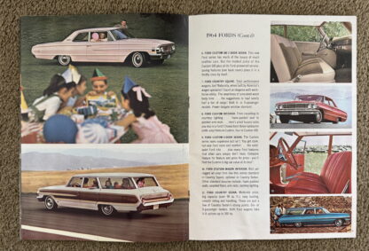 1964 Ford Range Brochure Mustang, Falcon, Thunderbird, Galaxie, Fairlane - Image 5