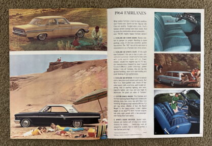 1964 Ford Range Brochure Mustang, Falcon, Thunderbird, Galaxie, Fairlane - Image 6
