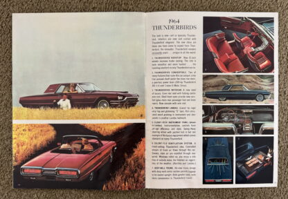 1964 Ford Range Brochure Mustang, Falcon, Thunderbird, Galaxie, Fairlane - Image 8