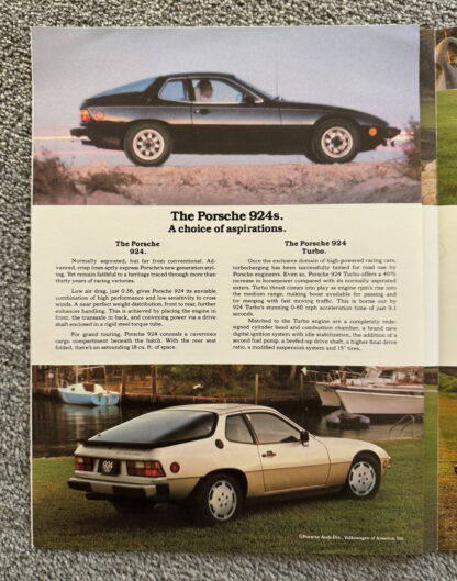 1981 Porsche Audi Ranges 924, 911, 928, 4000, 5000, 80, 100, 200 Brochure - Image 2
