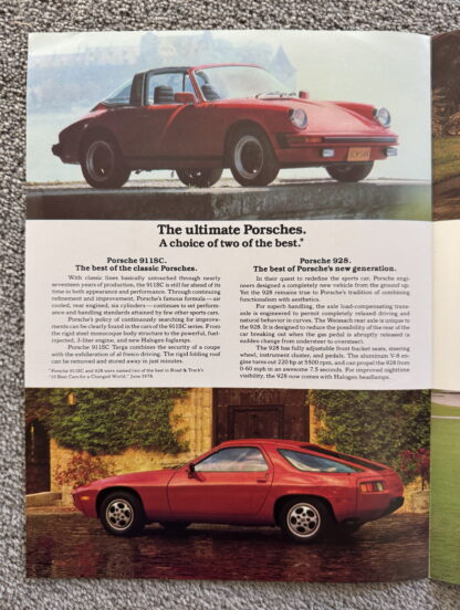 1981 Porsche Audi Ranges 924, 911, 928, 4000, 5000, 80, 100, 200 Brochure - Image 3