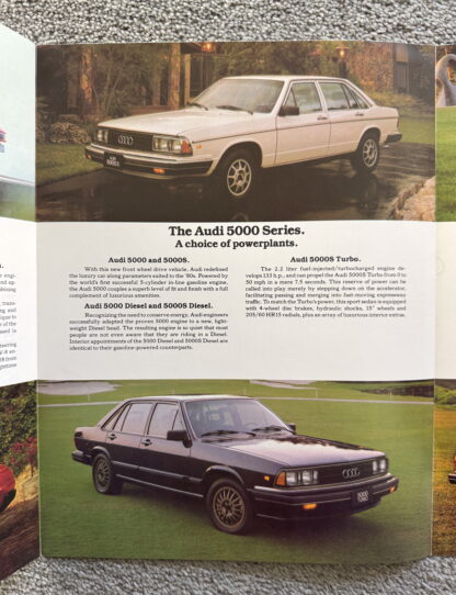 1981 Porsche Audi Ranges 924, 911, 928, 4000, 5000, 80, 100, 200 Brochure - Image 4