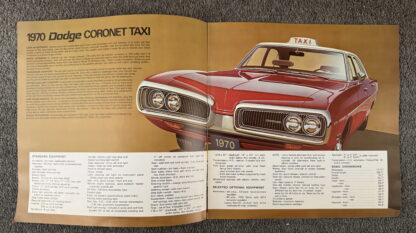1970 Dodge Taxi Fleet Brochure Polara, Coronet, Sportsman - Image 2