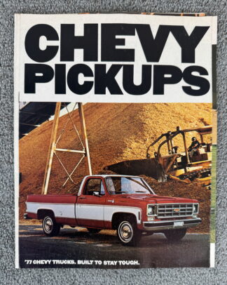 1977 Chevrolet Pickup Brochure C10, C20, C30, K10/20/30, Fleetside, Stepside