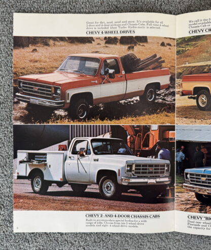 1977 Chevrolet Pickup Brochure C10, C20, C30, K10/20/30, Fleetside, Stepside - Image 4